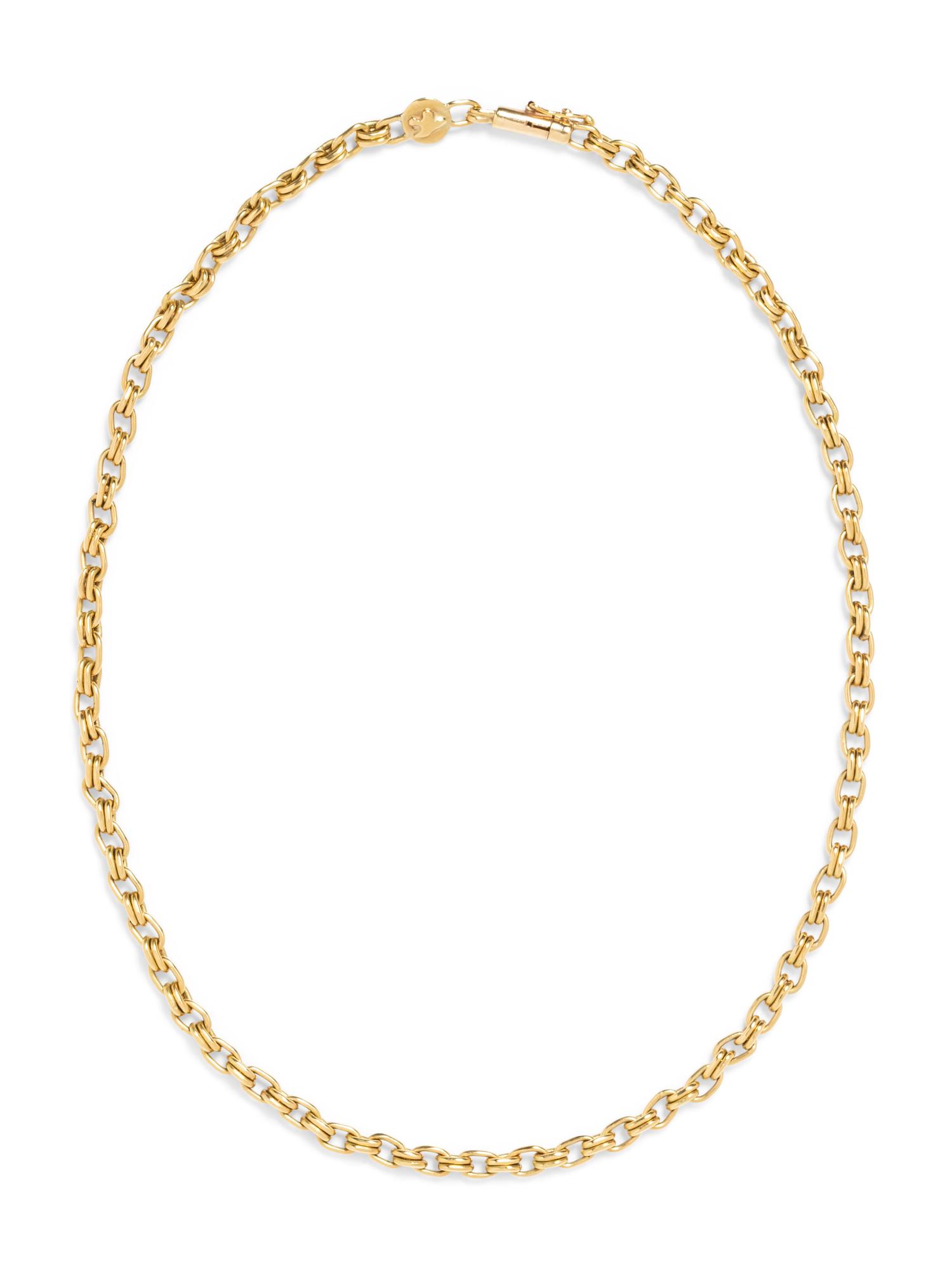 An 18 Karat Yellow Gold Necklace, Susan Berman,