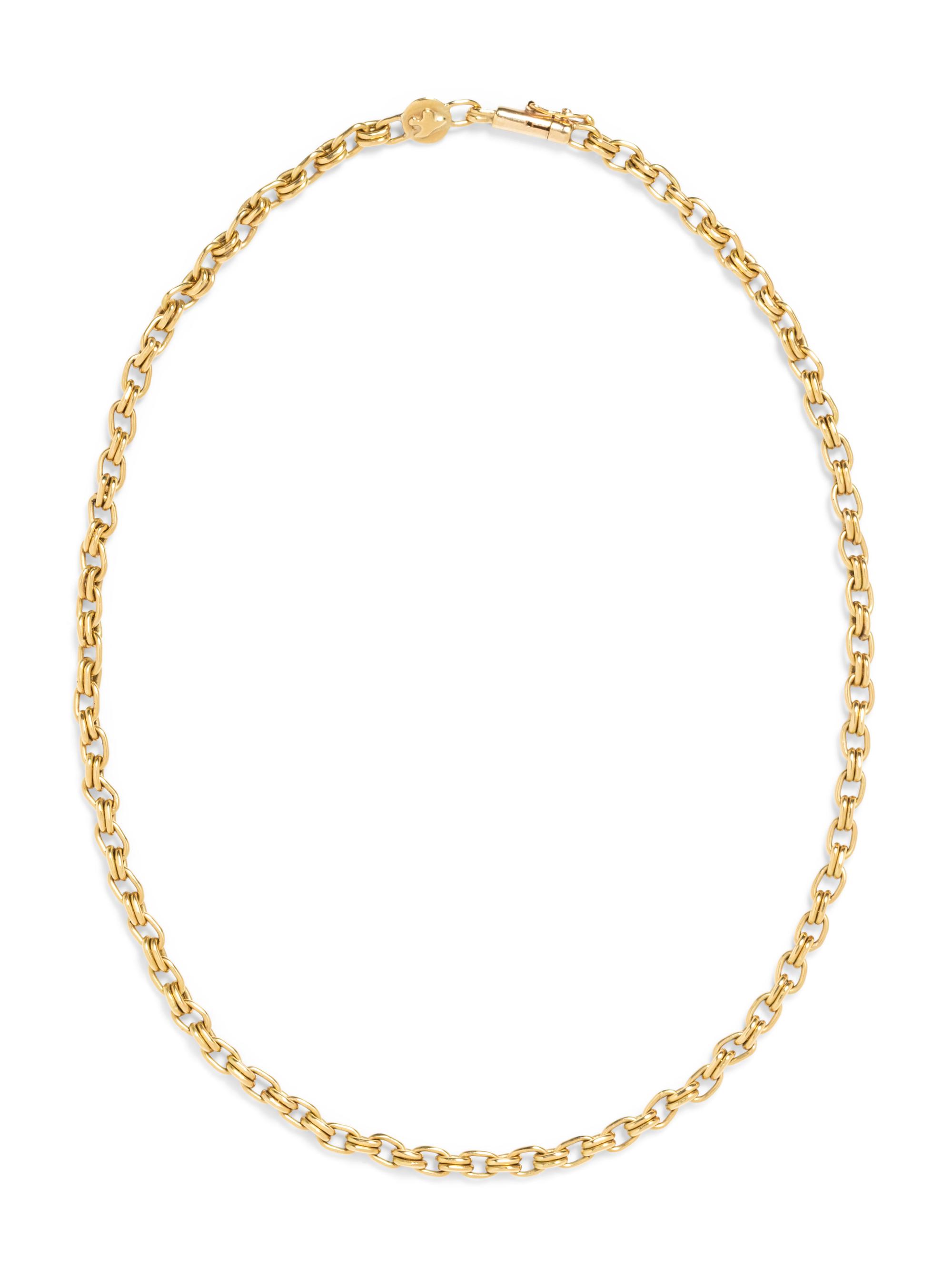 An 18 Karat Yellow Gold Necklace, Susan Berman,