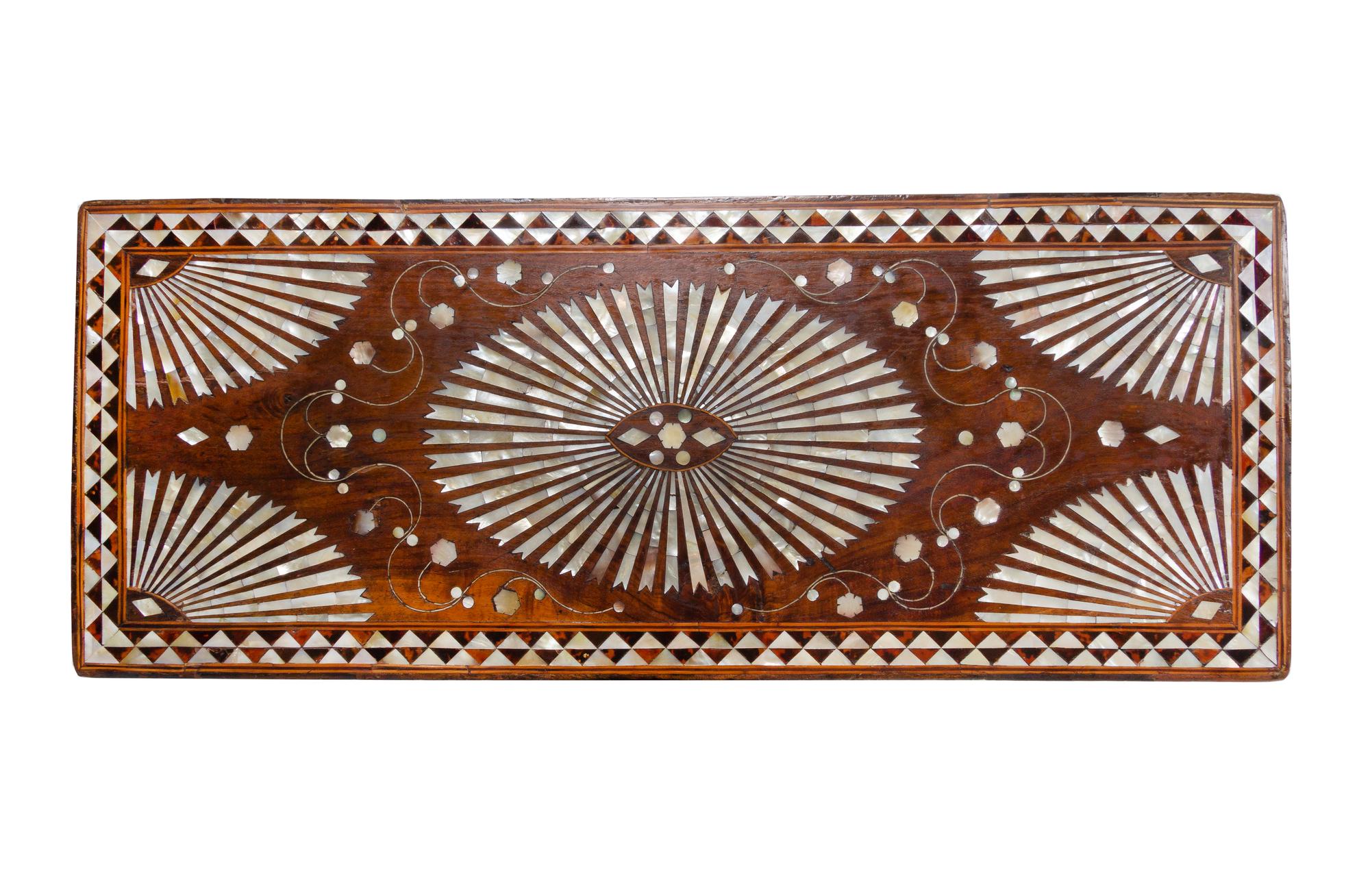 A Syrian Mother-of-Pearl Inlaid Table