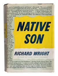 WRIGHT, Richard (1908-1960). Native Son . New York and London: Harper & Brothers, 1940.