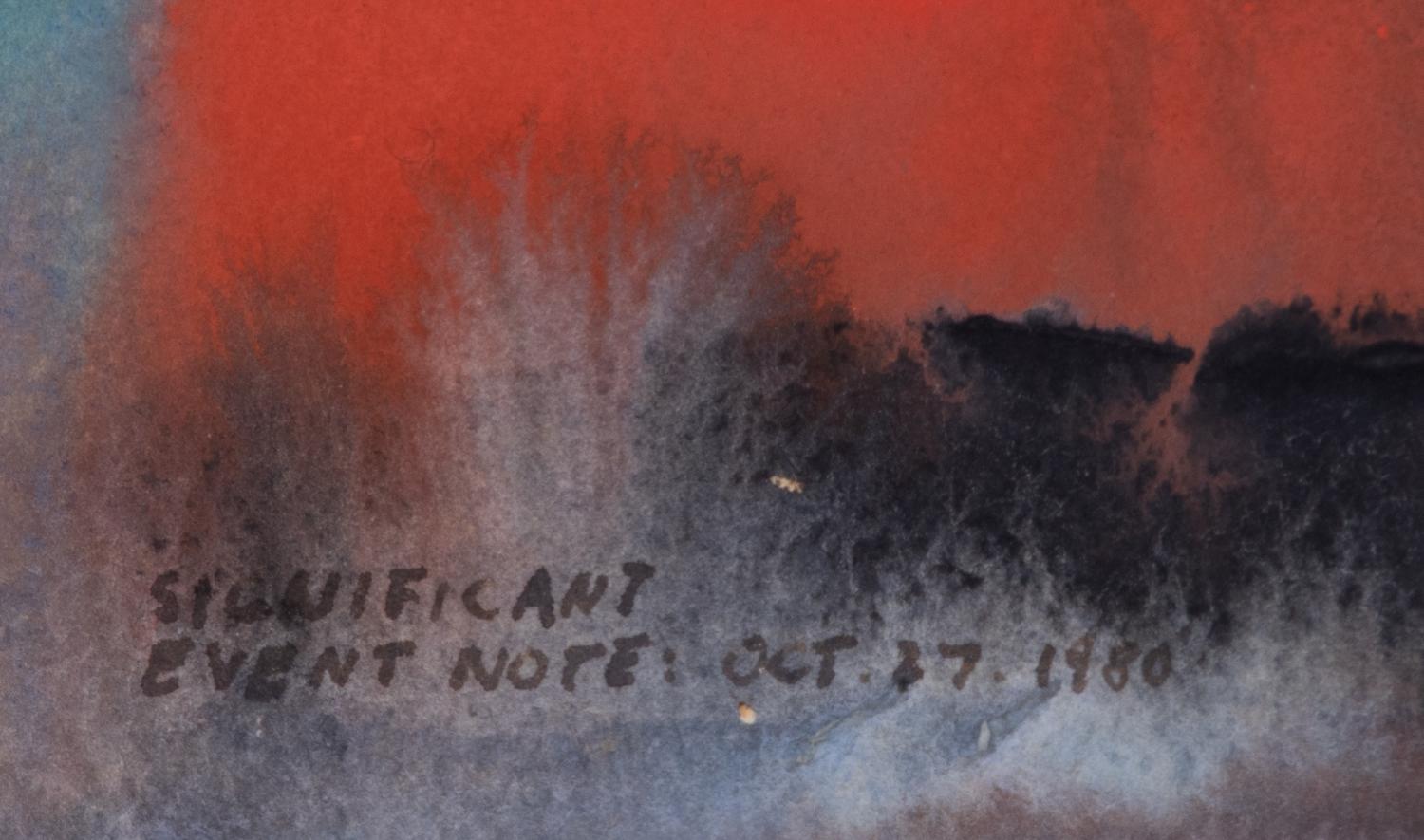 Significant Event Note: Oct 27 1980