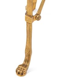 A Neoclassical Bronze Marble Top Side Table