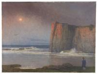 Jakob Schikaneder (Czech 1855-1924) The Calm Sea, Nocturne