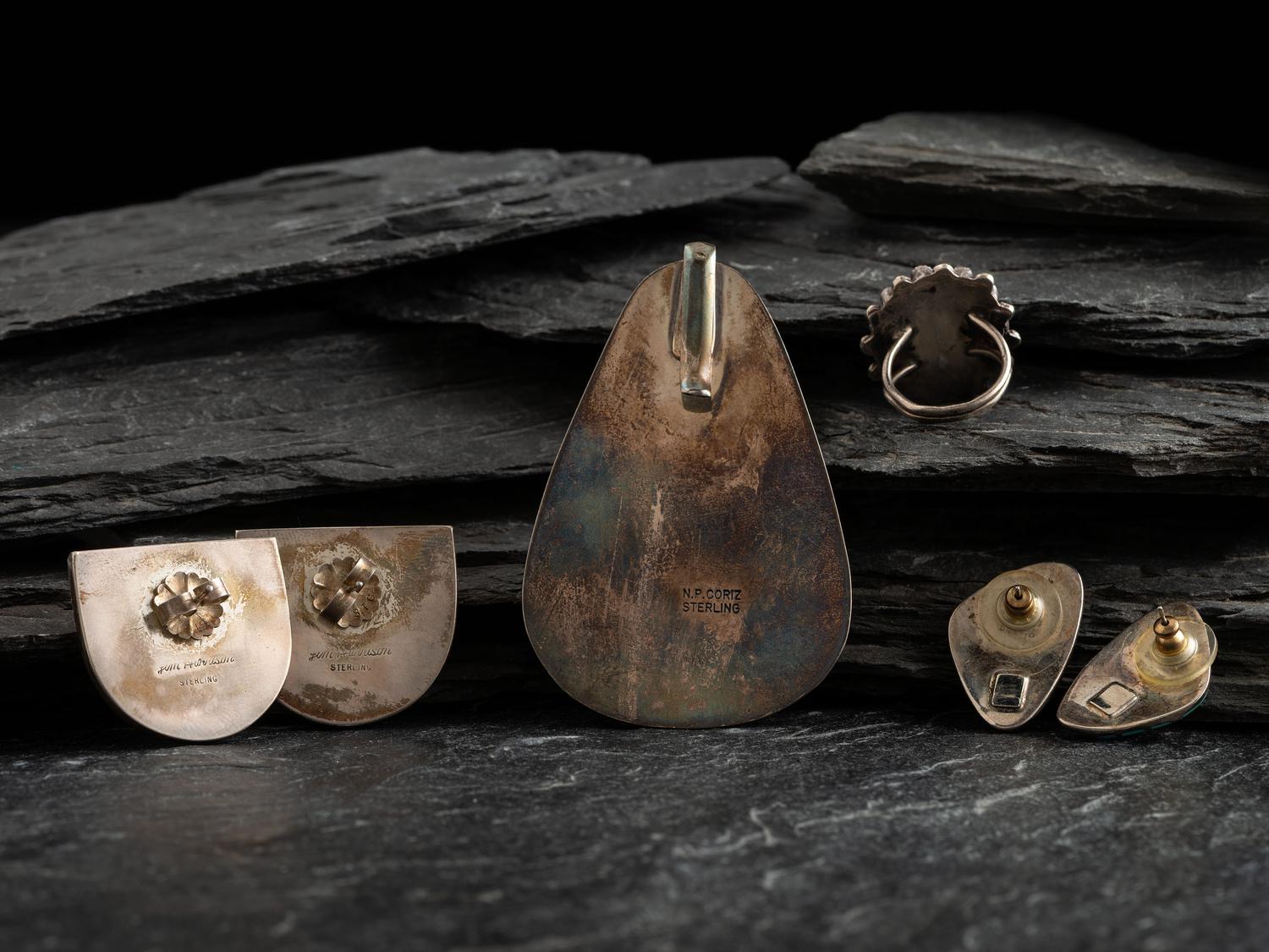 Navajo and Kewa Inlaid Jewelry