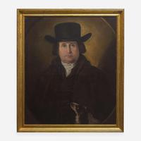 American School 18th / 19th century Two Portraits: A Quaker Lady and Gentleman