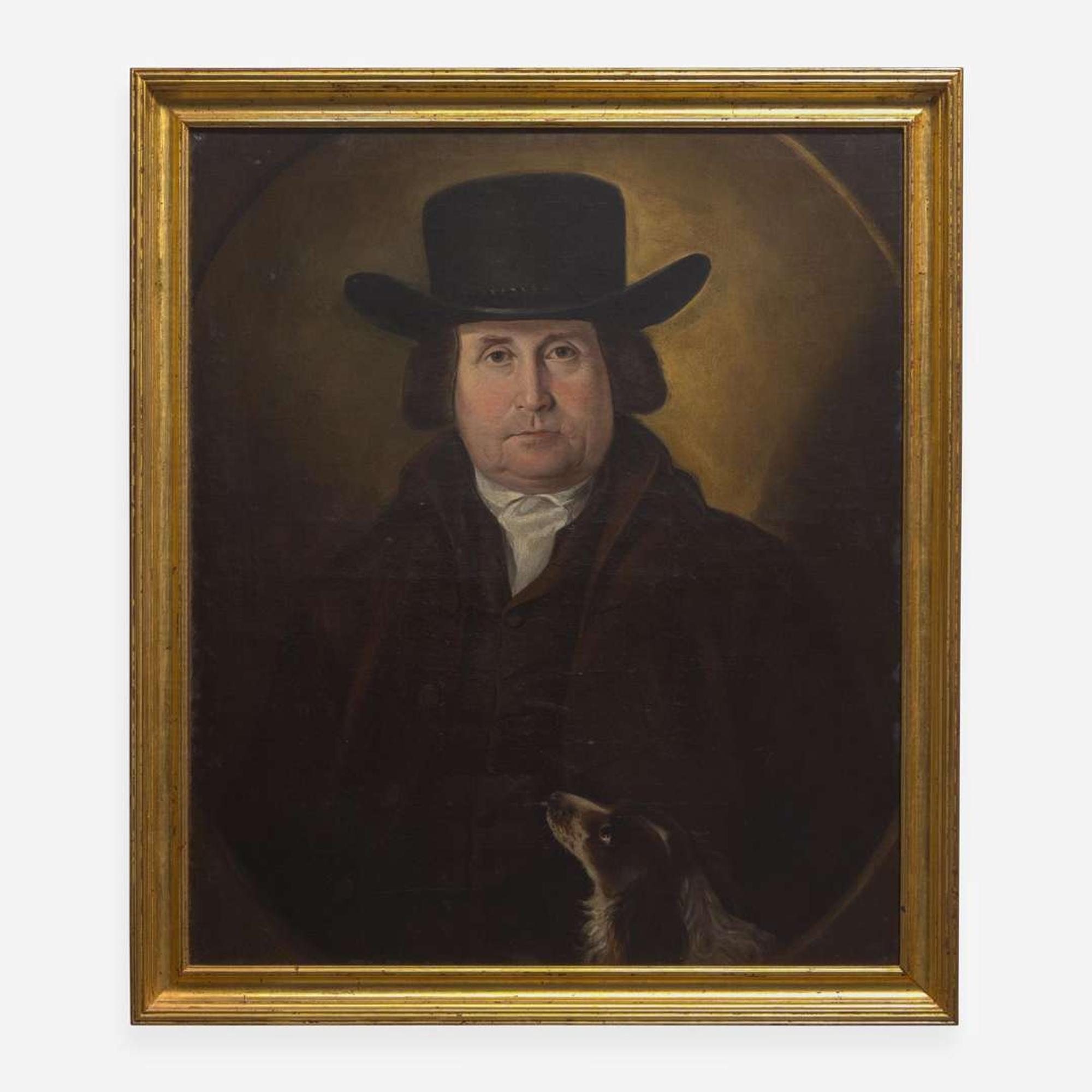 American School 18th / 19th century Two Portraits: A Quaker Lady and Gentleman