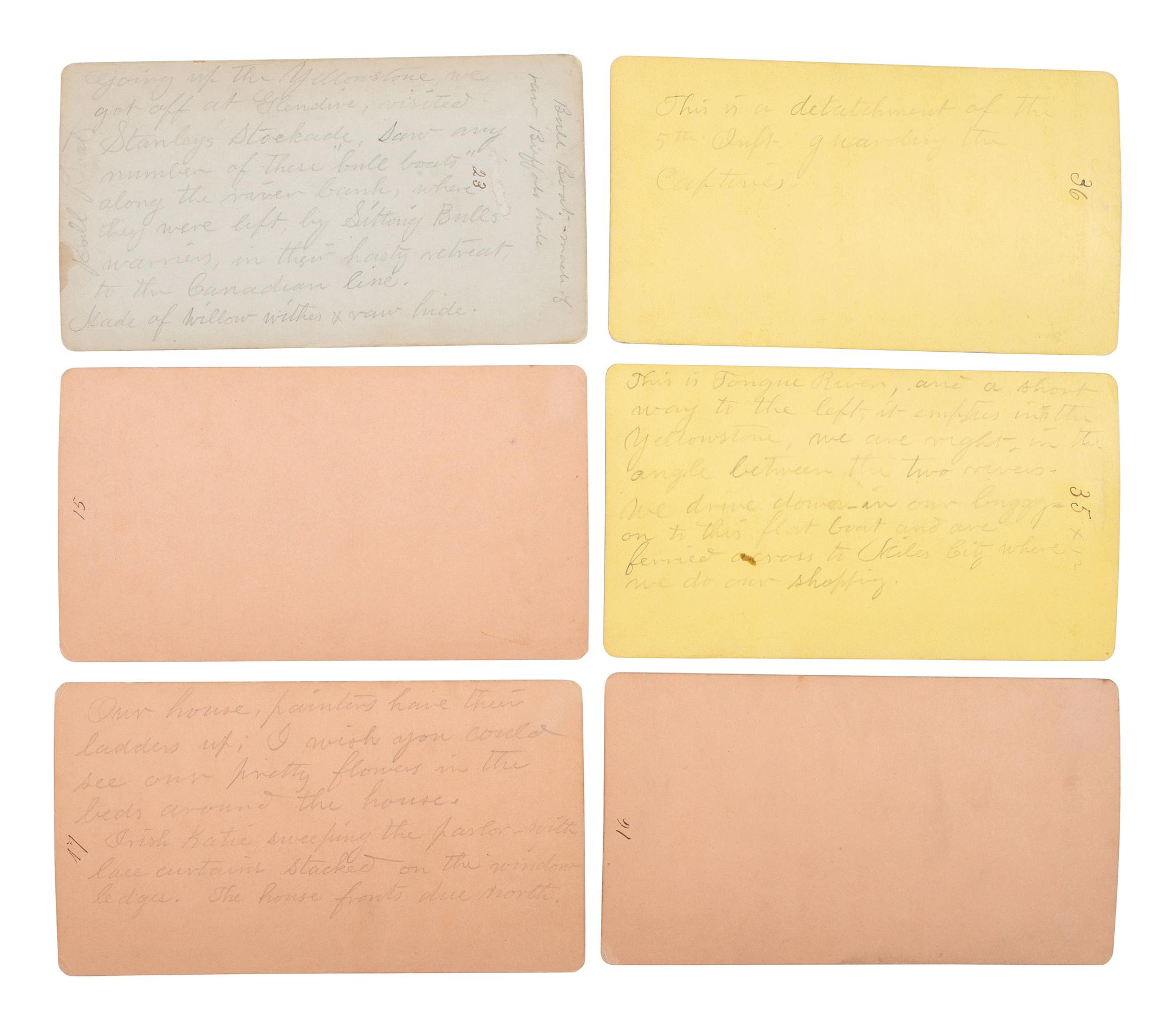 MORROW, Stanley J., photographer. Exceptional collection of rare stereoviews collected by 7th Cavalryman Philip J. Dieter.