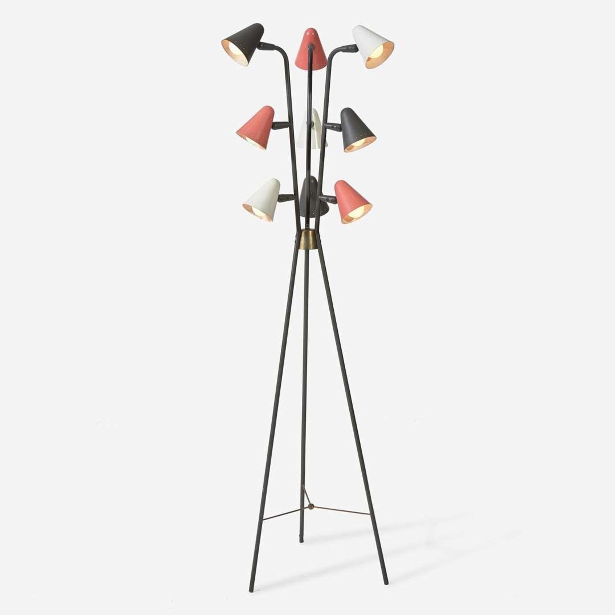 Gerald Thurston (American, 1914-2005) Floor Lamp, Lightolier, USA, 1954