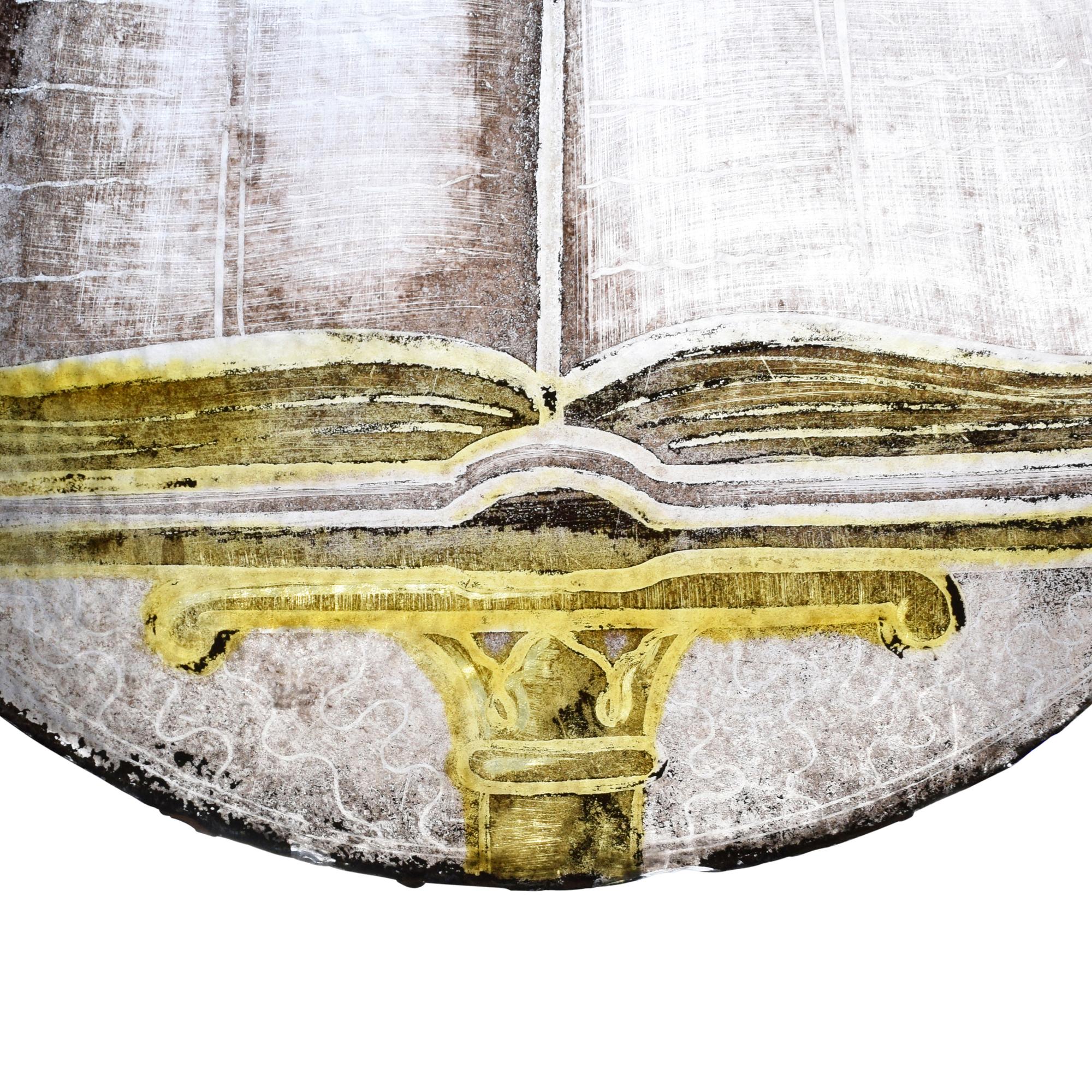 A Drehobl Brothers Art Glass Window 11.75" W x .25 " D x 11.75" H — United States, Circa 1920