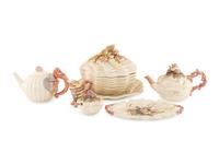 A Group of Fitz and Floyd Seashell-Themed Ceramic Articles