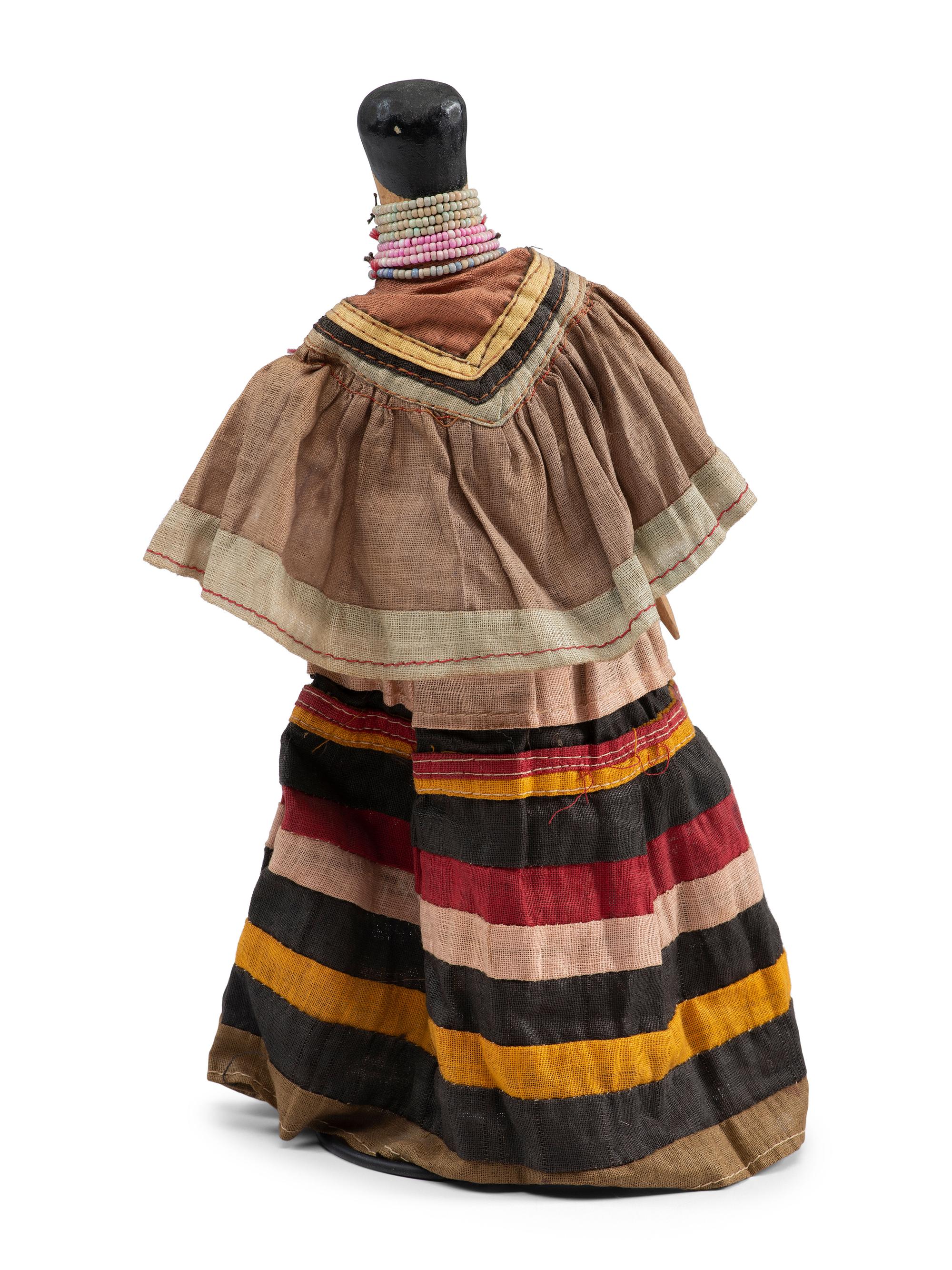 Seminole Doll, with Patchwork Dress