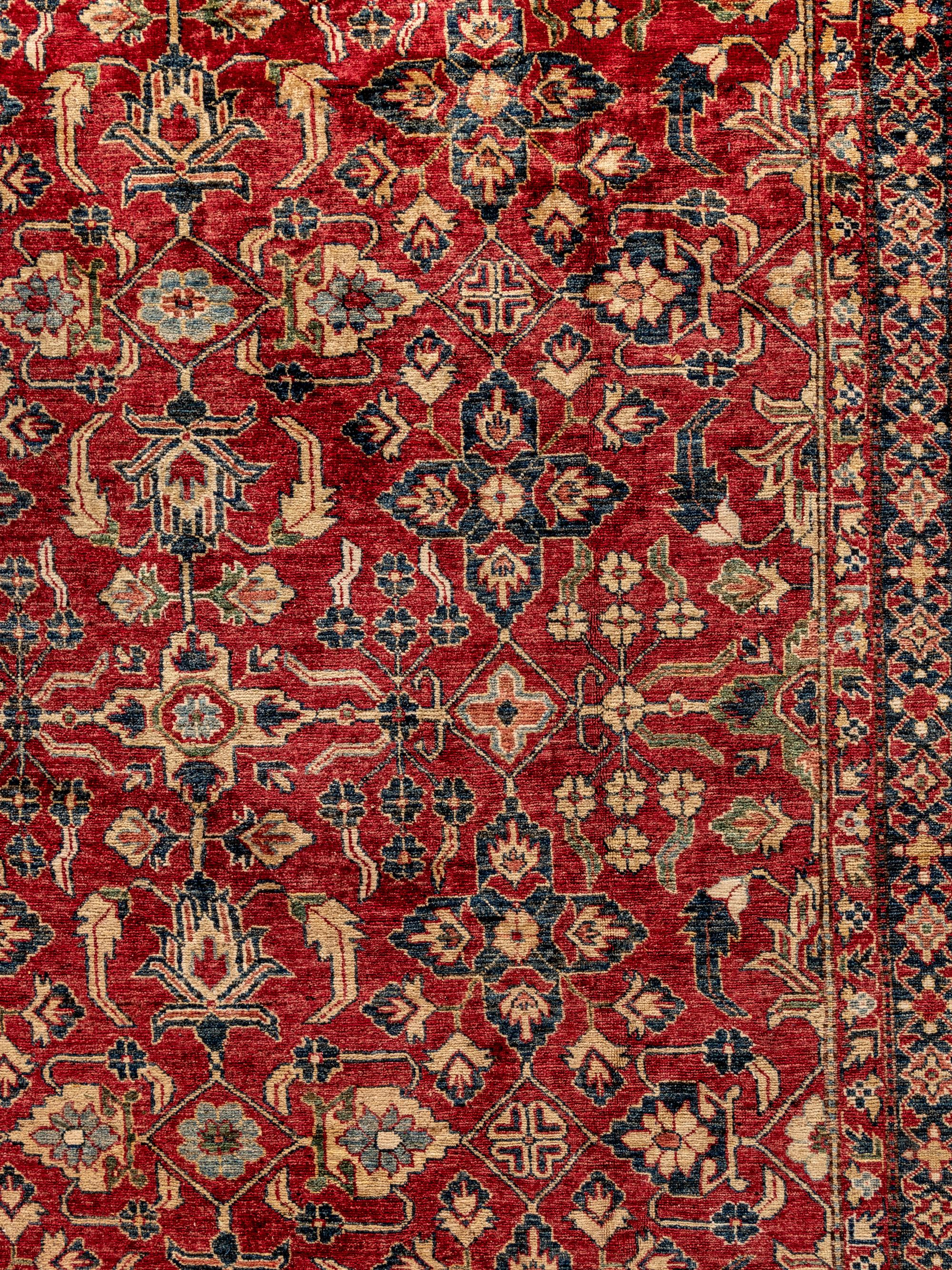 An Afghan Heriz Wool Rug