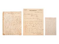 [POLITICS IN AMERICA]. A group of 11 autographed items and ephemera, highlighted by ALsS from John Eaton, Edward Everett, and William Jennings Bryan.