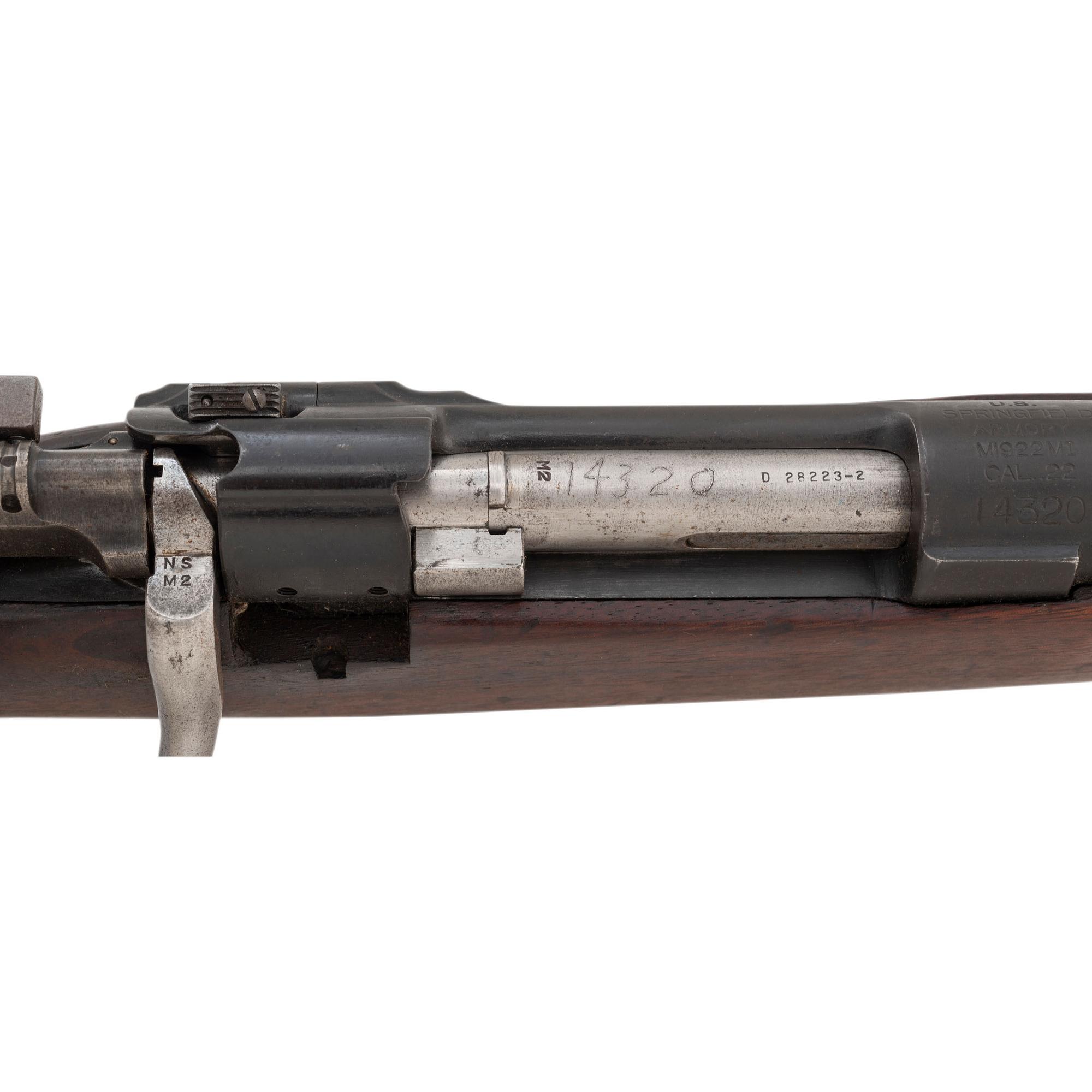 ** U.S. Springfield Transitional Model 1922-M1/M2 Without Rear Sight and Magazine