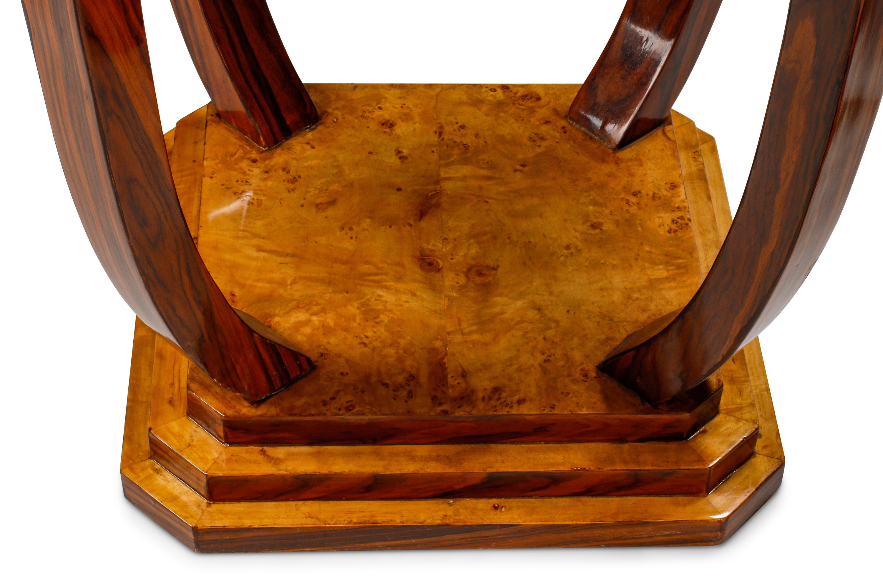 A Pair of Art Deco Style Parquetry Side Tables