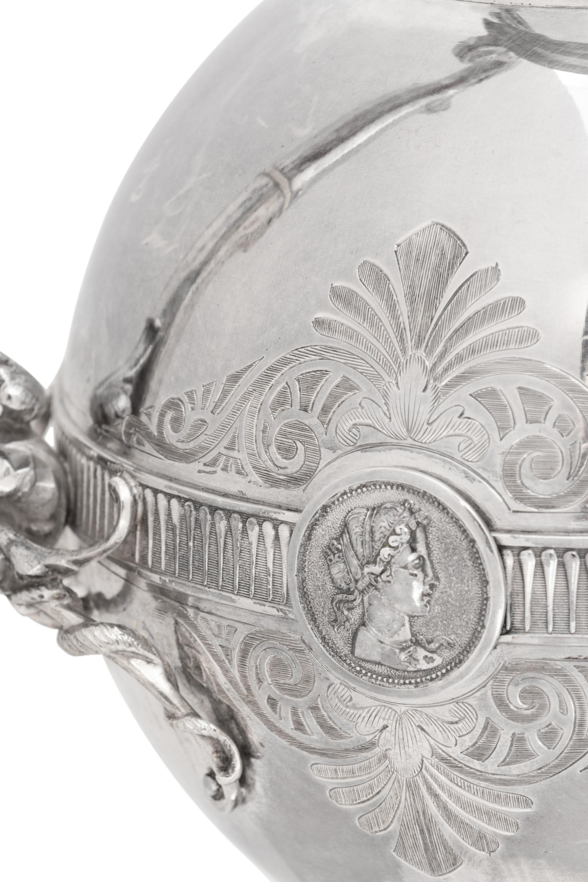 A Gorham Silver Four-Piece Tea and Coffee Service