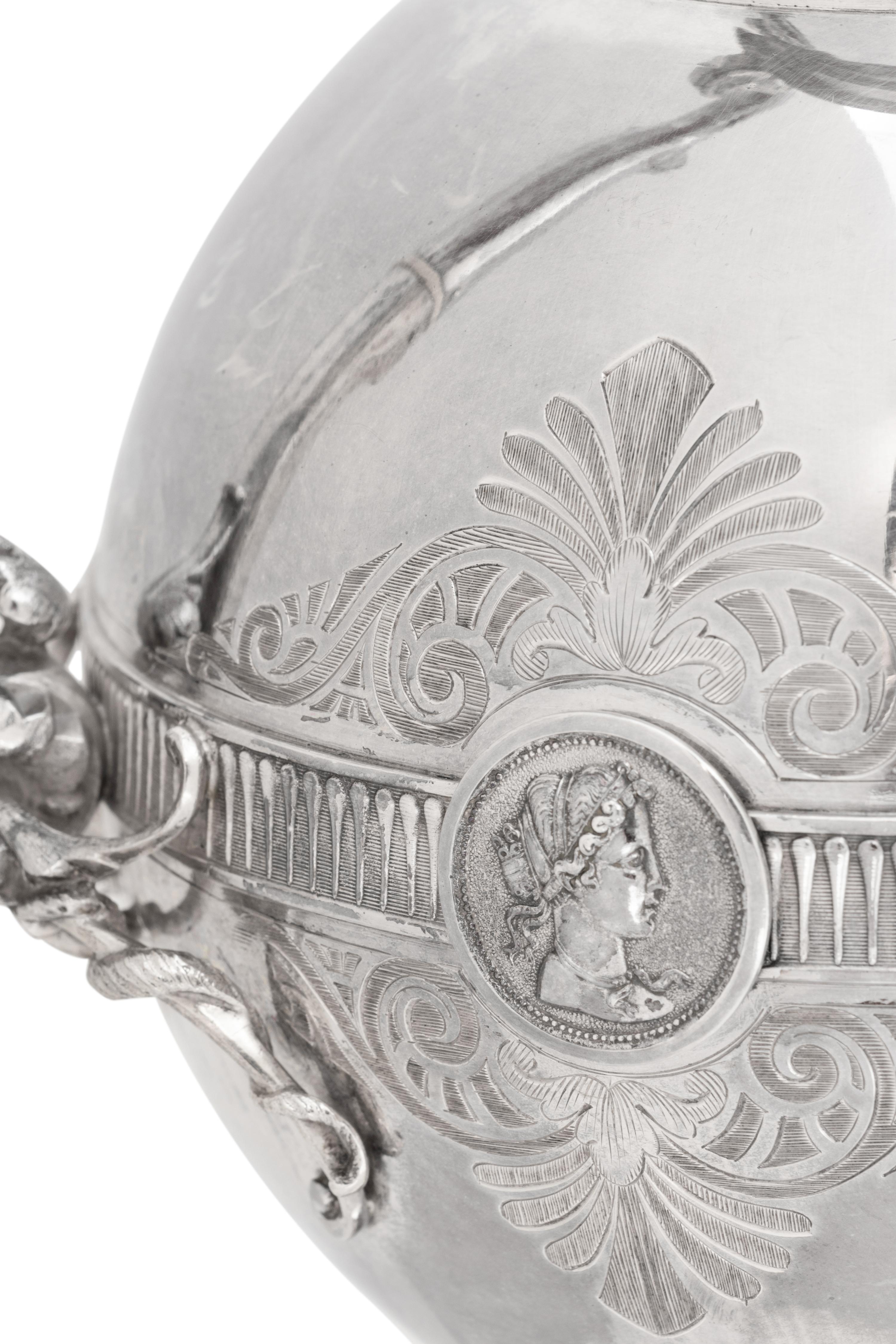 A Gorham Silver Four-Piece Tea and Coffee Service