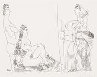 Pablo Picasso (Spanish, 1881–1973) — Couple et Voyageuse (from Séries 347 ), 1968