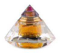 Three Czech Cut Glass Perfume Bottles