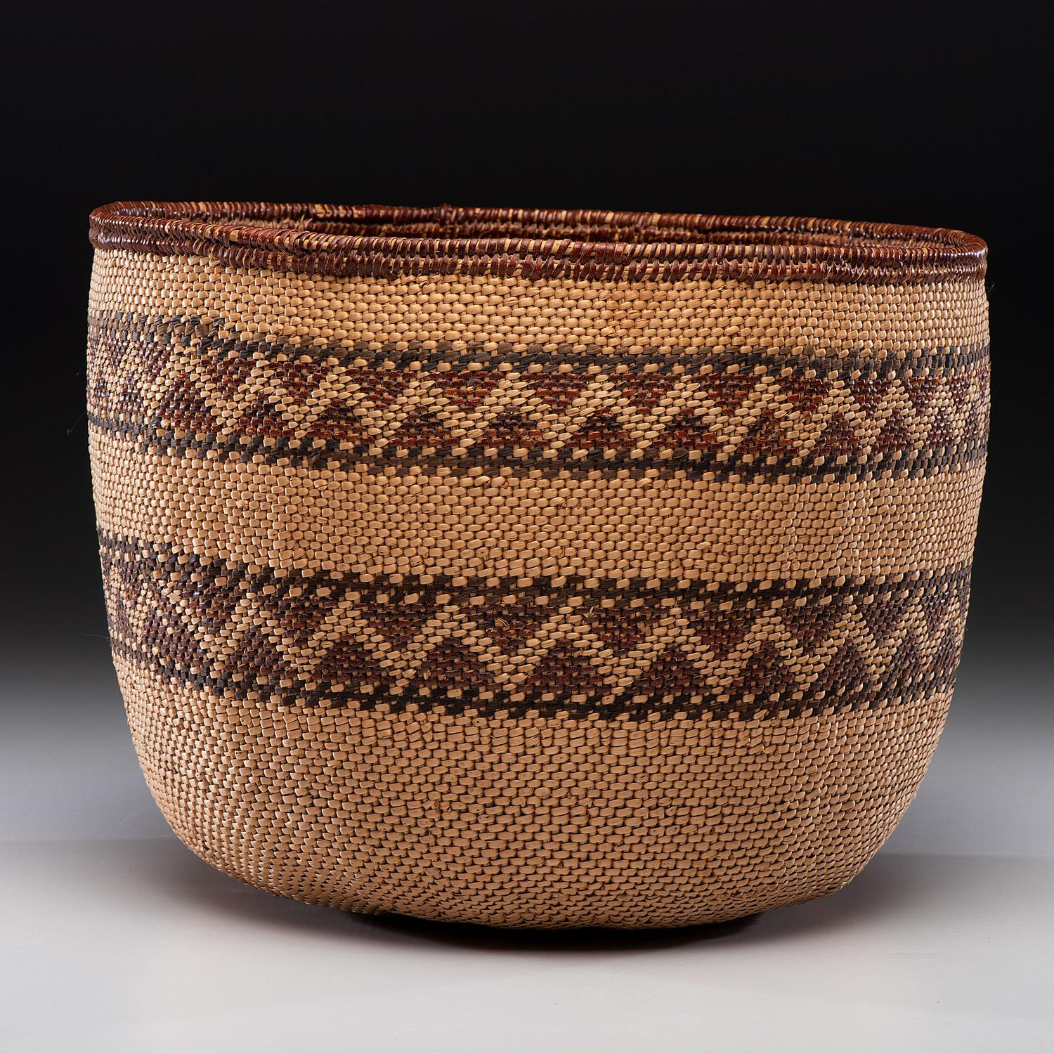 Yokut Polychrome Storage Basket