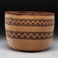 Yokut Polychrome Storage Basket
