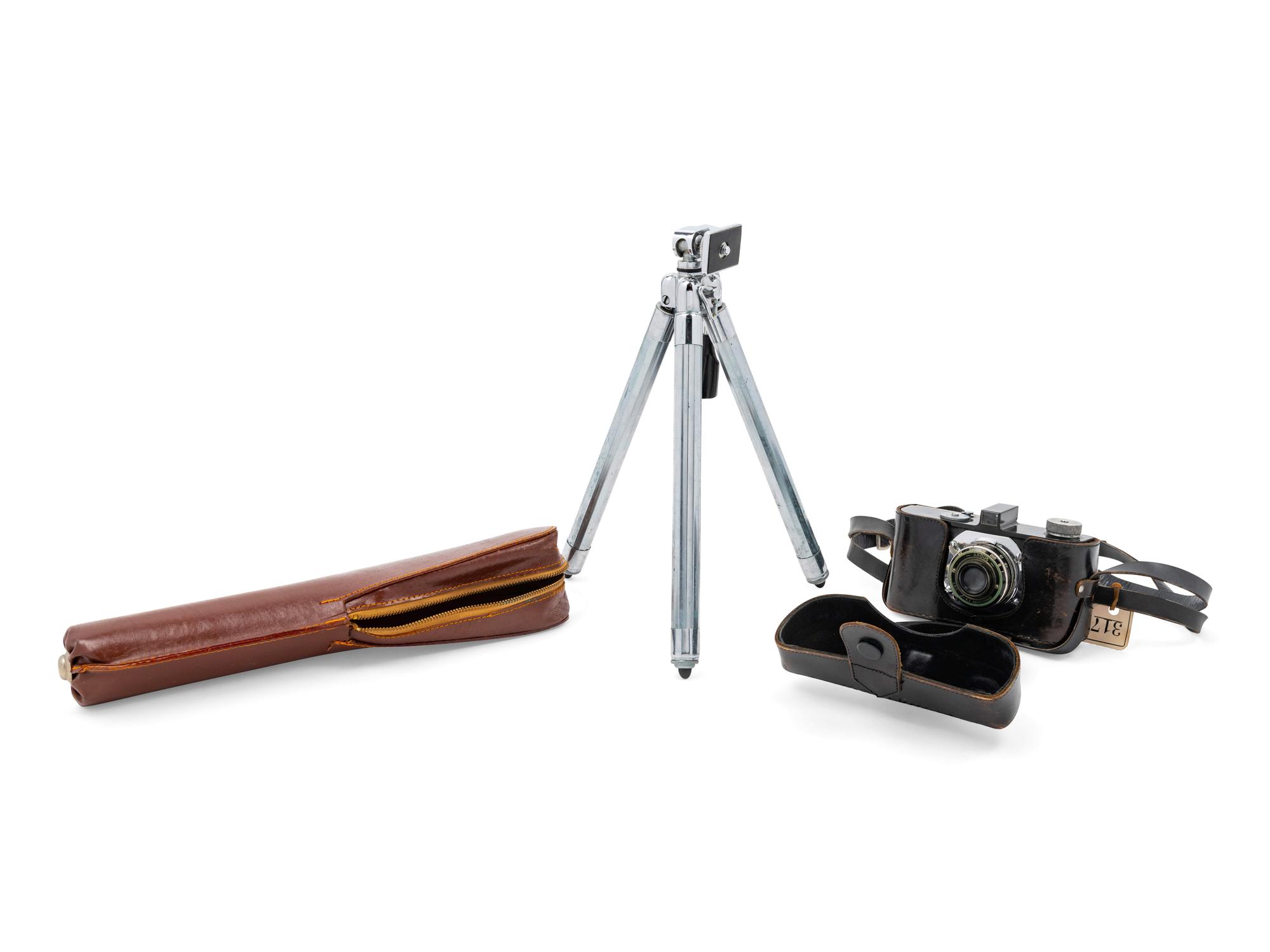 An Argus Camera with Tripod