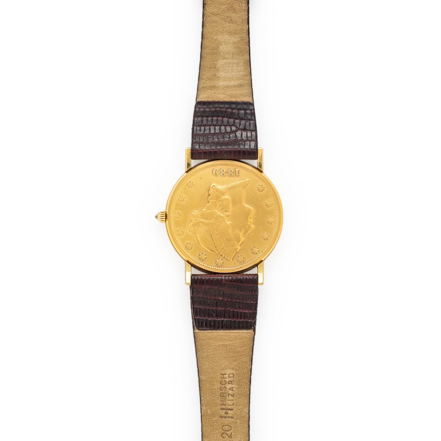 Corum, 18K Yellow Gold 'Coin' Watch