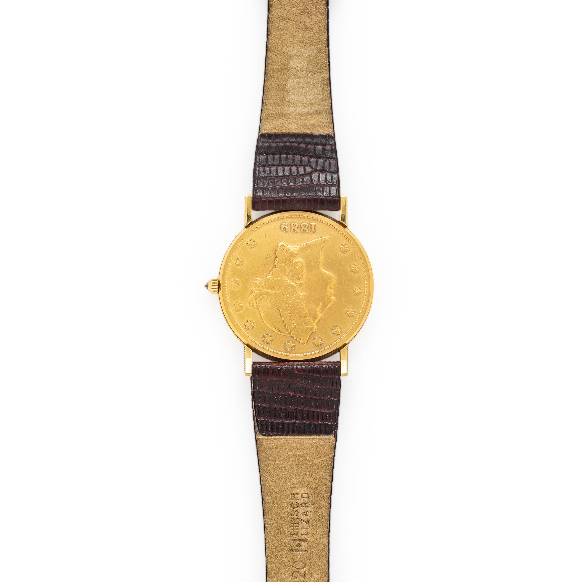 Corum, 18K Yellow Gold 'Coin' Watch