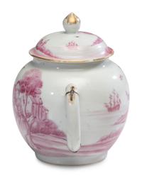A Chinese Export Porcelain Famille Rose Teapot