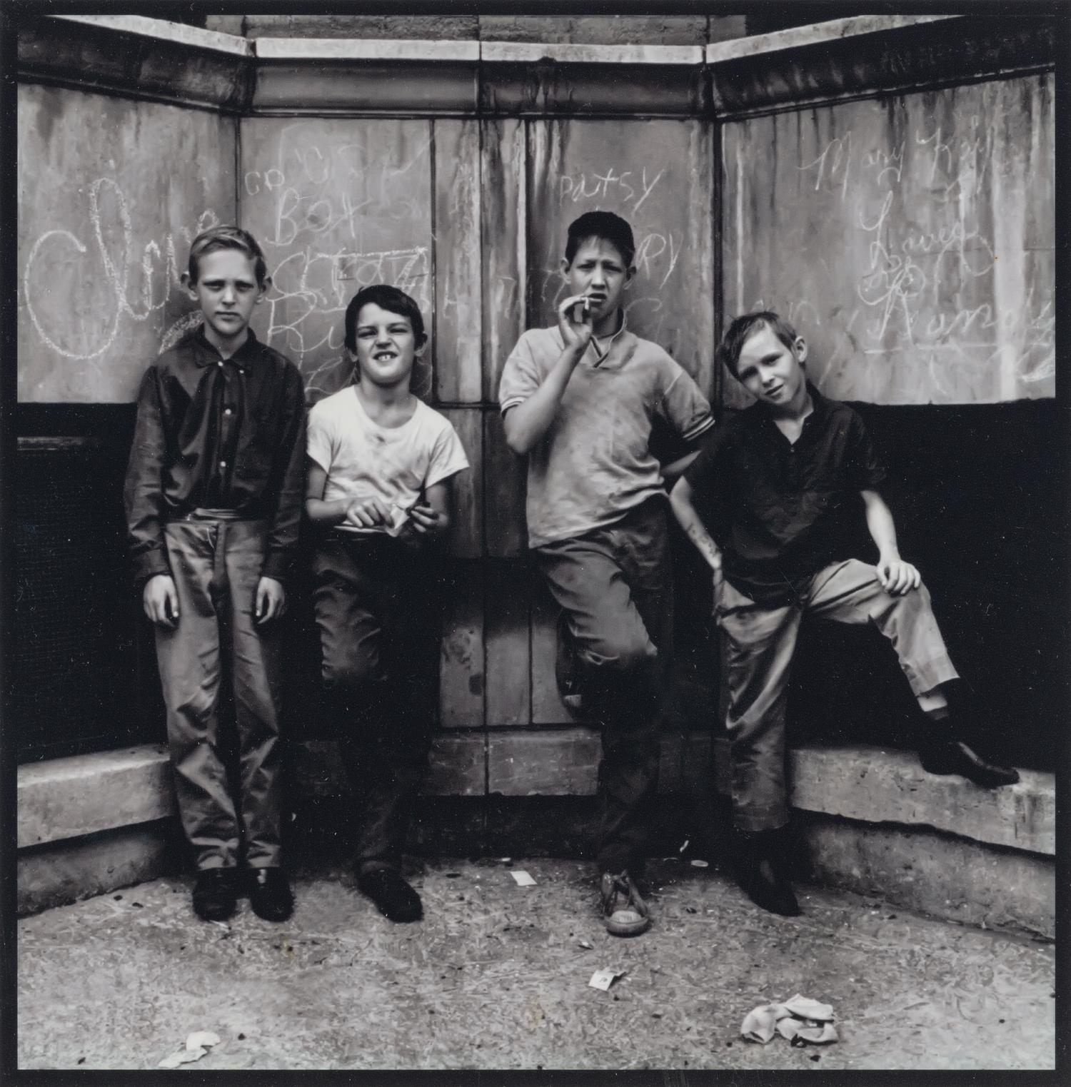 Danny Lyon (born 1942) Boys Smoking, 1968