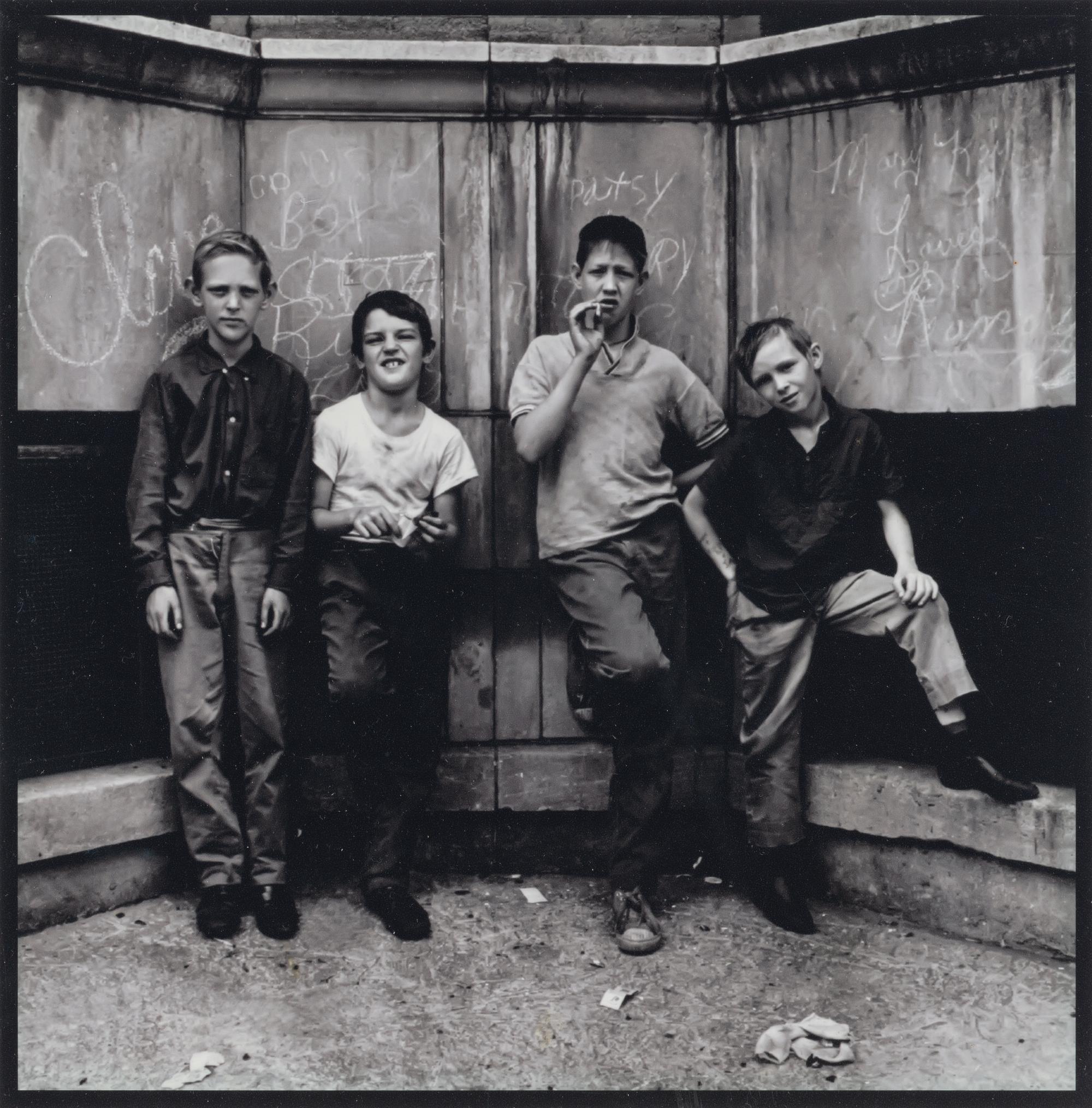 Danny Lyon (born 1942) Boys Smoking, 1968