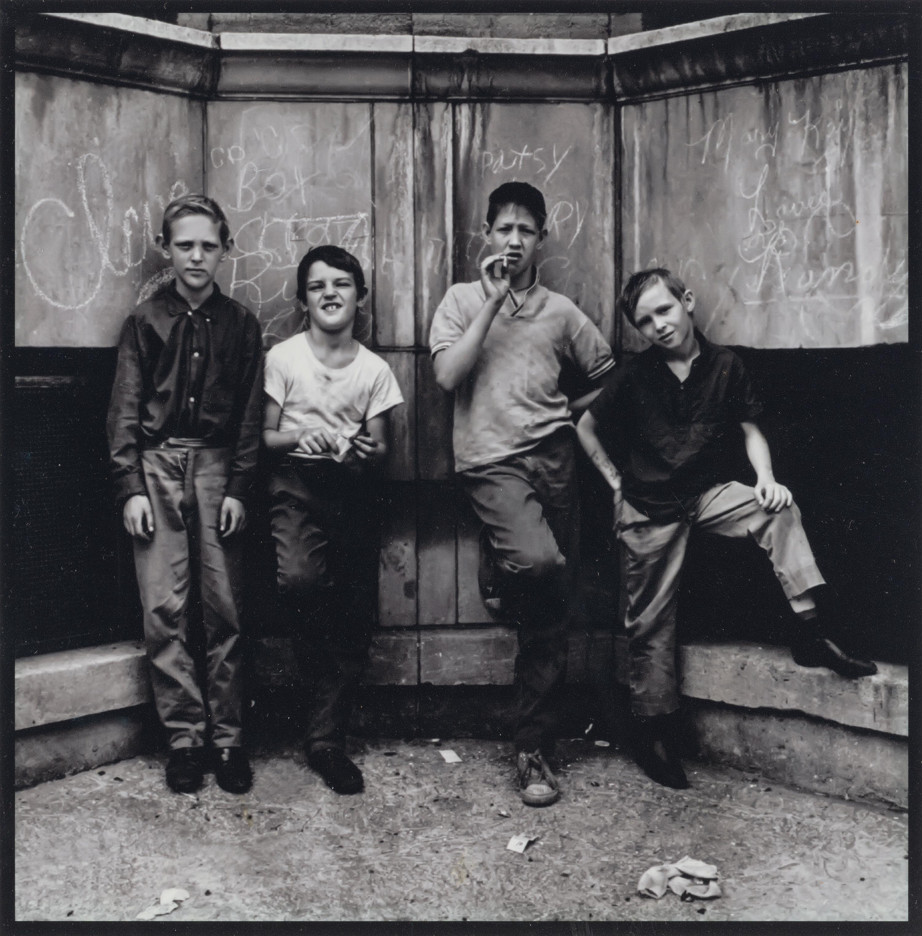 Danny Lyon (born 1942) Boys Smoking, 1968