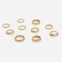 A Collection of Yellow Gold Bands