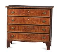 A Federal Grain Painted Pine Chest of Drawers