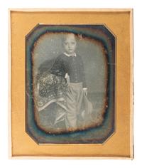 [EARLY PHOTOGRAPHY] -- [FRAZER, Persifor]. [ROOT, M. A., photographer]. Two half plate daguerreotype portraits of young Persifor Frazer, highlighted by view of the boy in colonial garb.