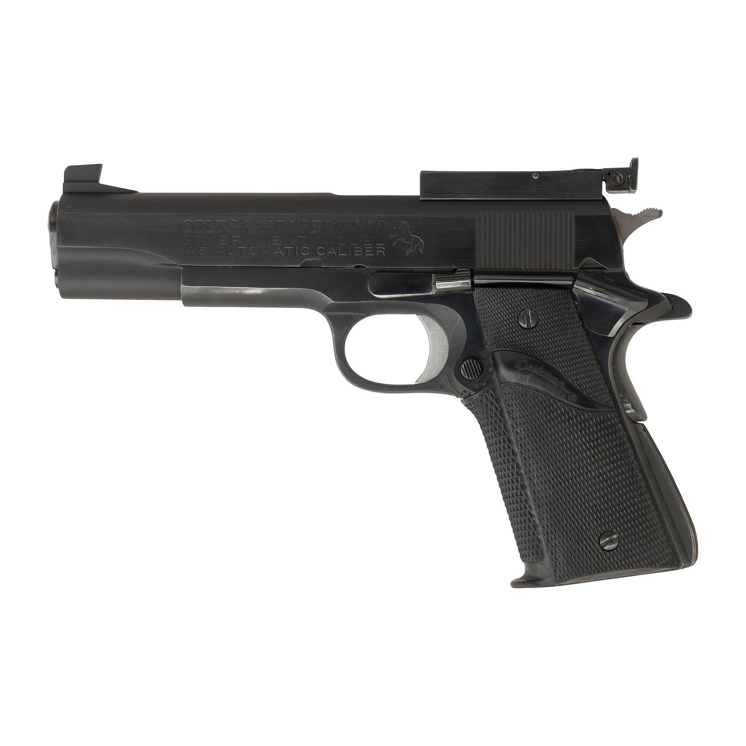 *Clark Custom Colt Mark IV Series '70 .45 with Bo-Mar sights in Box