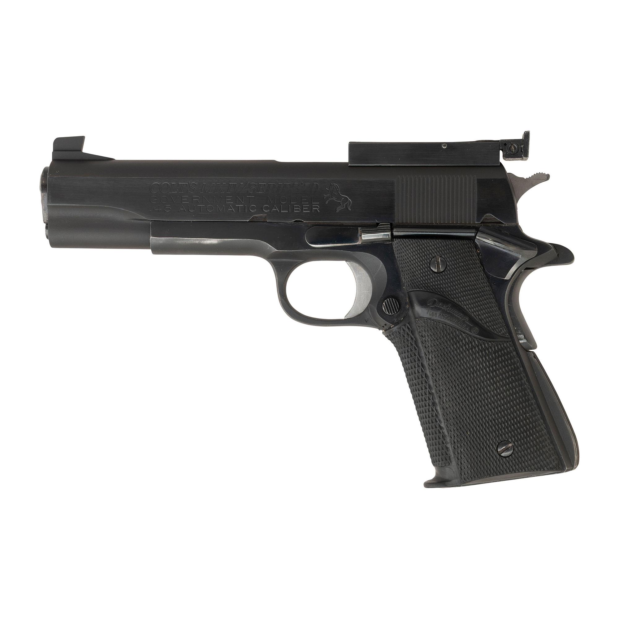 *Clark Custom Colt Mark IV Series '70 .45 with Bo-Mar sights in Box