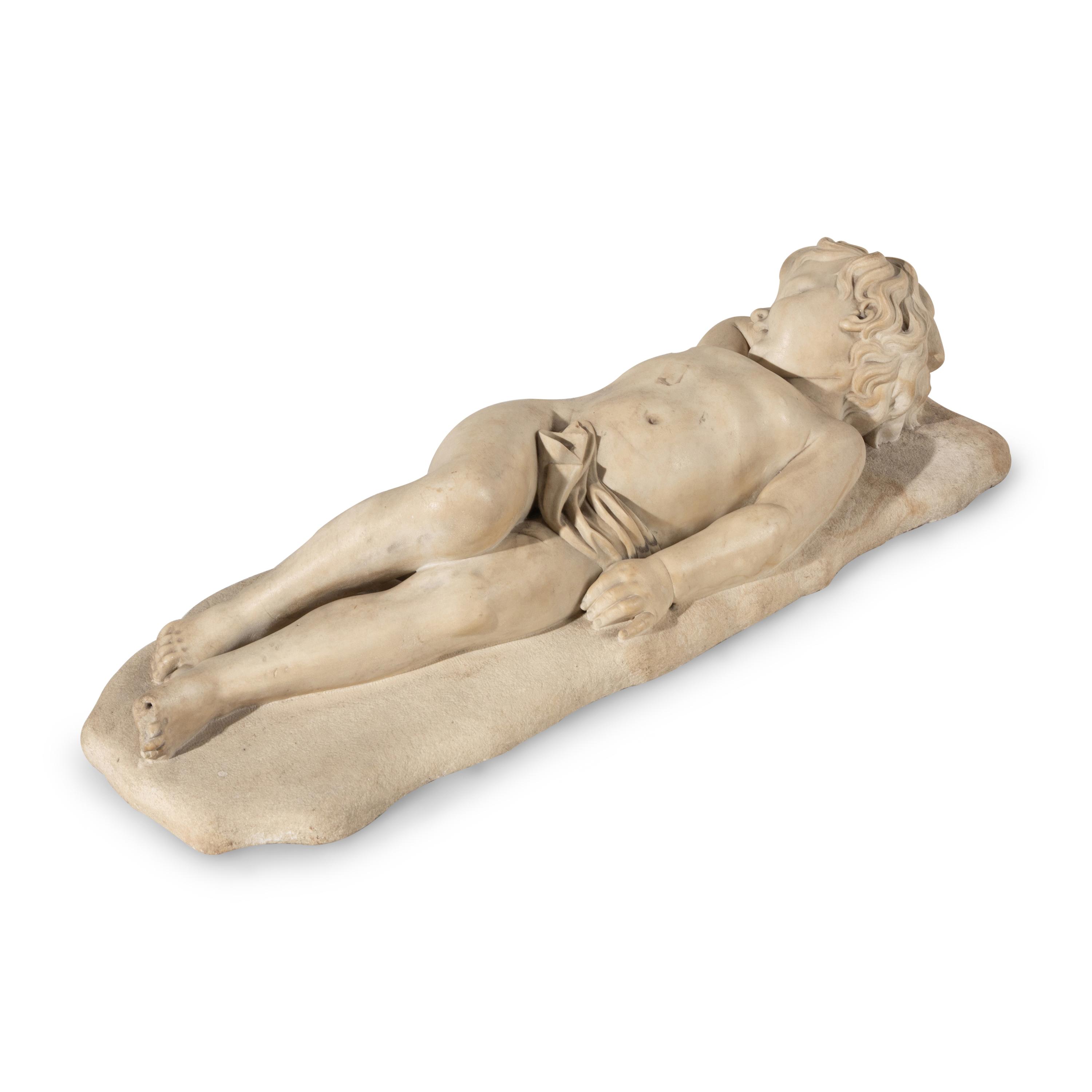 A Composition Figure of a Sleeping Child