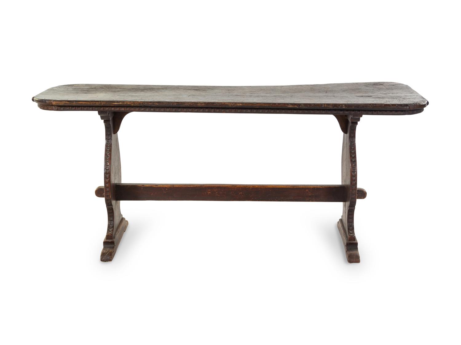 An Italian Oak Refectory Table