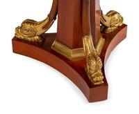 An Empire Style Parcel-Gilt Mahogany and Specimen Marble Center Table