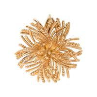 TIFFANY & CO., YELLOW GOLD 'ANEMONE' BROOCH PENDANT