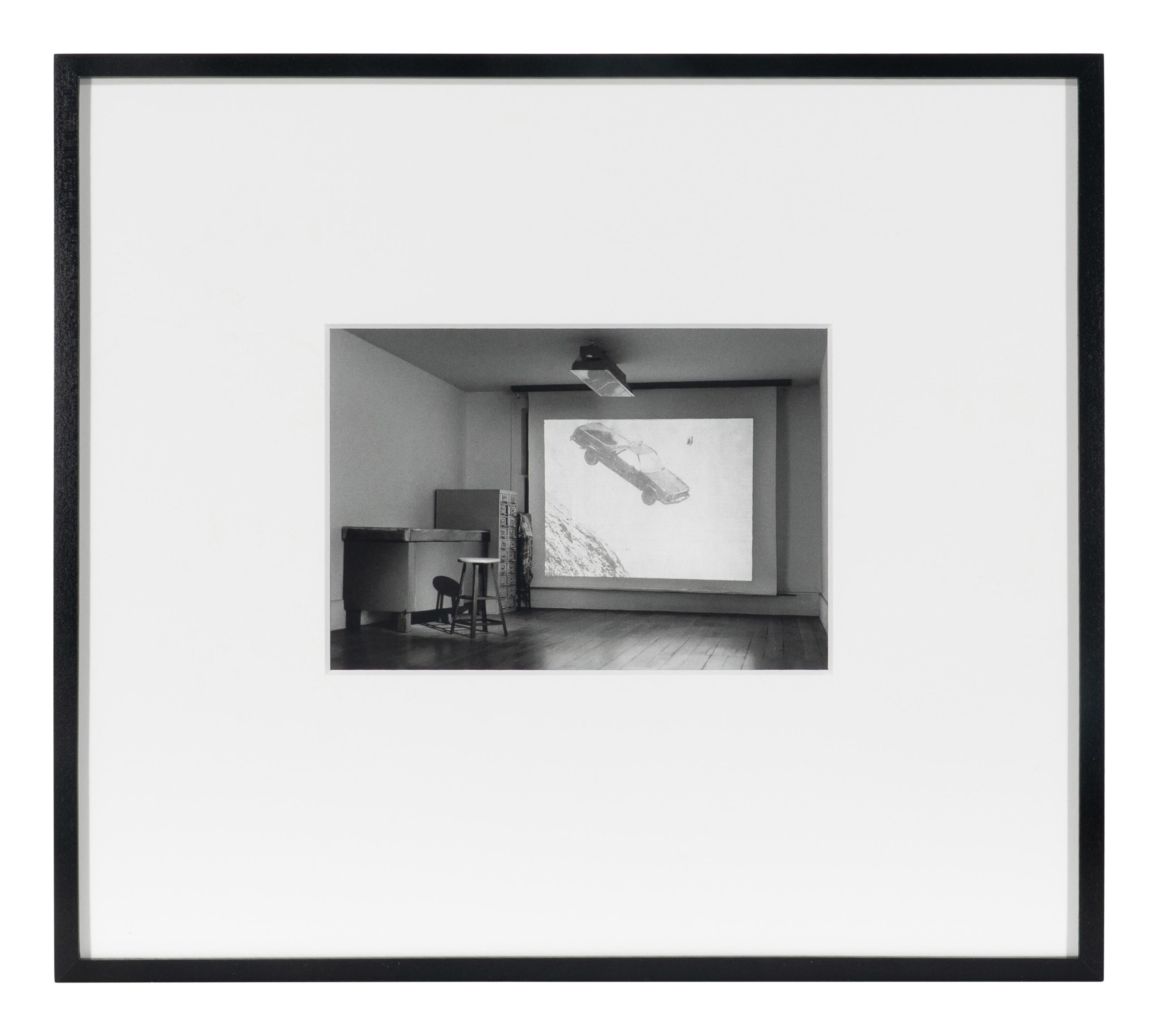 Four works from Studio Projections, 1979 (Number 17, Car Crash; Number 22, Beauty Treatment; Number A1, Village ; and Number A3, Dust Storm); printed 2013