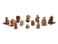 Twelve Maya Terracotta Ocarinas