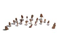 Nineteen Greco-Roman Terracotta Heads and Figures