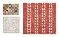 Three Pieced Cotton Crib Quilts