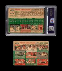 A Collection of PSA Graded 1954 Topps Ted Williams Baseball Cards