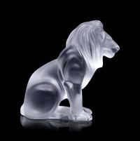 A Lalique Lion Figure