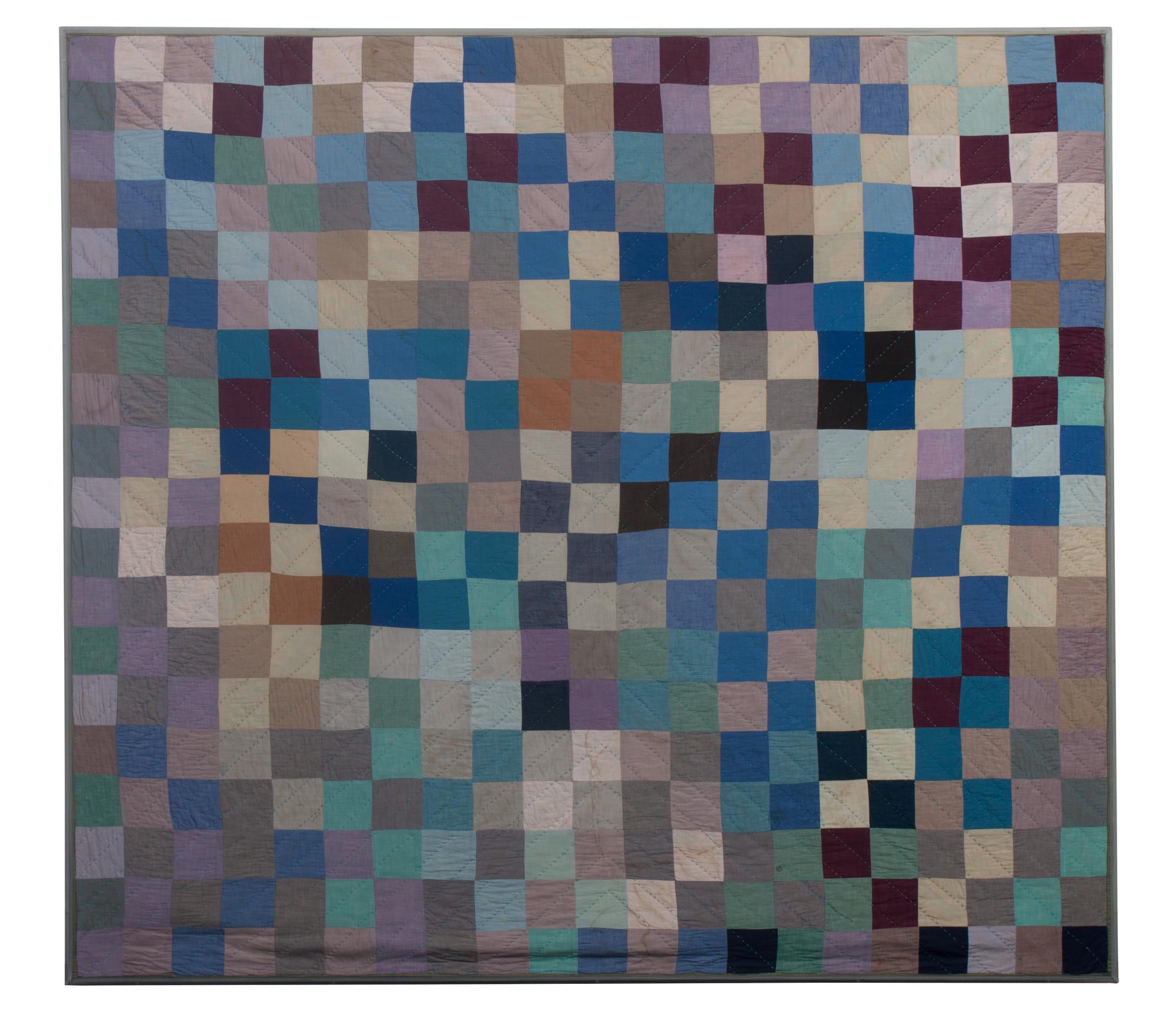An Amish One Patch Quilt 68 x 76 inches. — CIRCA 1910, GEOGA COUNTY, OHIO