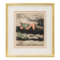 Henry Moore (British, 1898-1986) — Group of Reclining Figures, 1973
