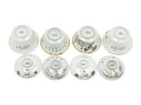 Two Pairs of Chinese Famille Rose Porcelain Teabowls